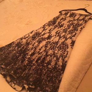 Flattering work to evening dress